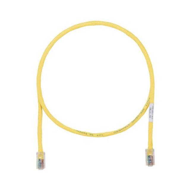 UTPCH3YLY COPPER PATCH CORD, CAT 5E, YELLO