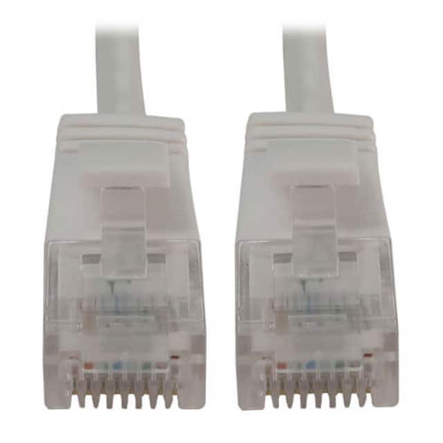N261-S07-WH CAT6A 10G SNAGLESS MOLDED SLIM U