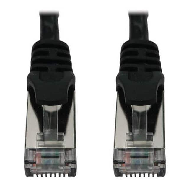 N262-S01-BK CAT6A 10G SNAGLESS SHIELDED SLIM