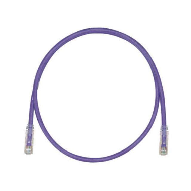 UTPSP7VLY COPPER PATCH CORD, CAT 6, VIOLET