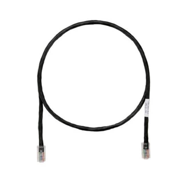 UTPSP15BLY COPPER PATCH CORD, CAT 6, BLACK