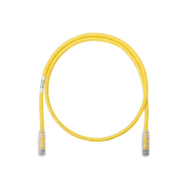 NK6APC1YL CABLE MOD 8P8C PLUG TO PLUG 1'