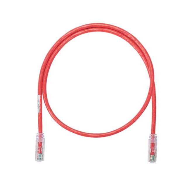 NK6APC15RD CABLE MOD 8P8C PLUG TO PLUG 15'