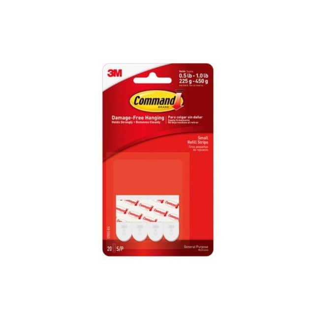17022-ES COMMAND SMALL REFILL STRIPS
