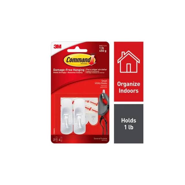 17002ES COMMAND SMALL UTILITY HOOKS