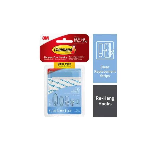 17200CLR-ES COMMAND CLEAR ASSORTED REFIL