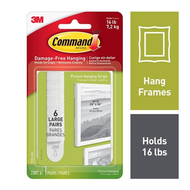 17206-6ES COMMAND LARGE PICTURE HANGING ST