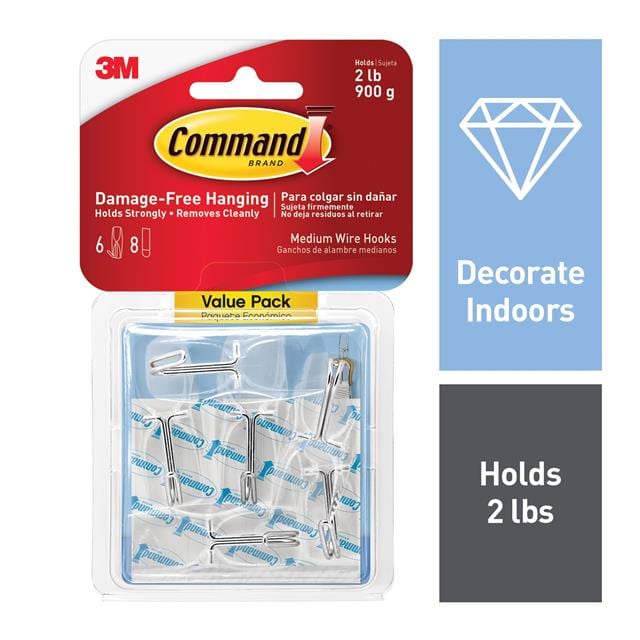 17065CLR-6ES COMMAND MEDIUM CLEAR WIRE TOGGLE