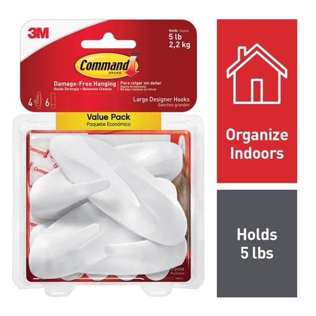 17083-4ES COMMAND DESIGNER HOOKS VALUE PAC
