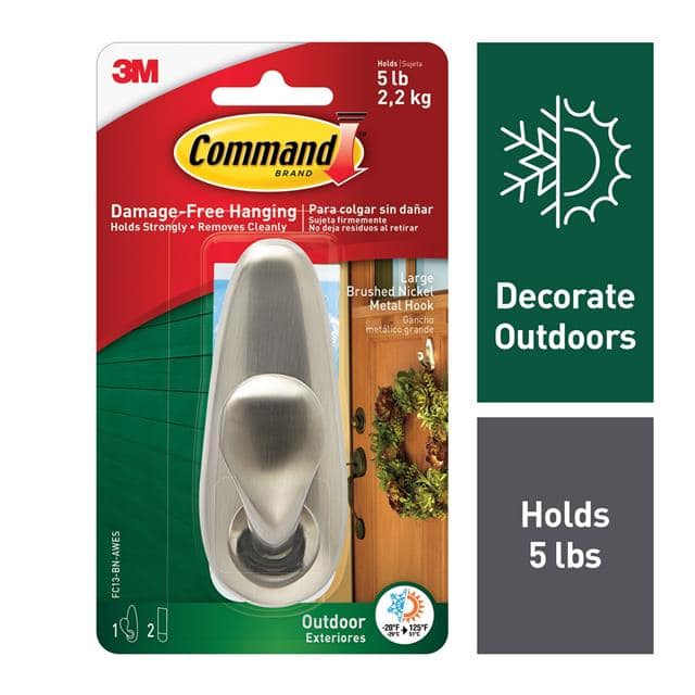 FC13-BN-AWES COMMAND OUTDOOR LARGE METAL HOOK