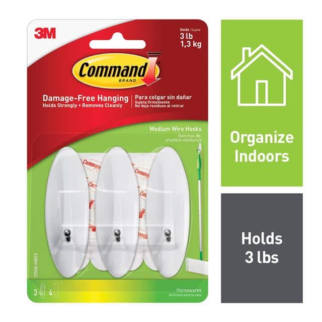 17068-HWES COMMAND MEDIUM WIRE HOOKS 17068-