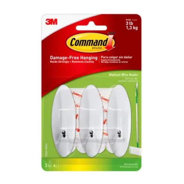 17068-HWESBU COMMAND MEDIUM WIRE HOOKS 17068-