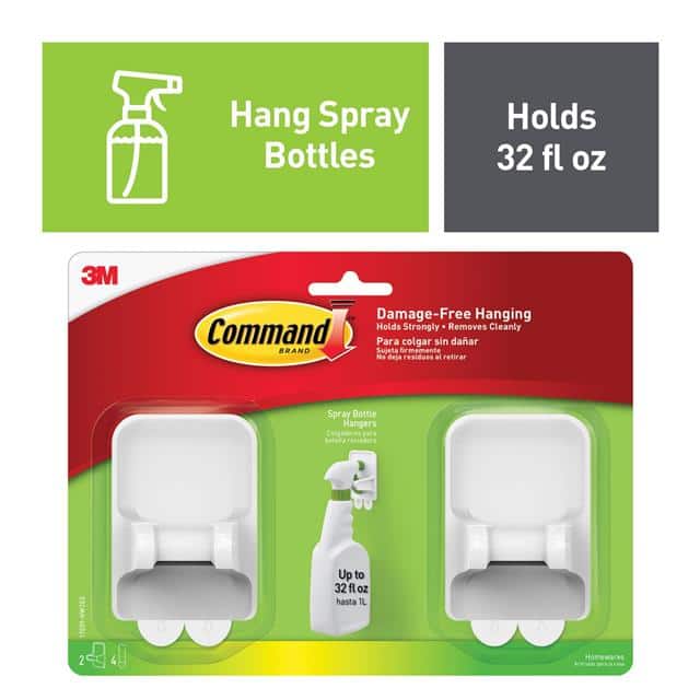 17009-HW2ES COMMAND SPRAY BOTTLE HANGERS 170