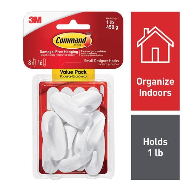 17082-8ES COMMAND DESIGNER HOOKS VALUE PAC