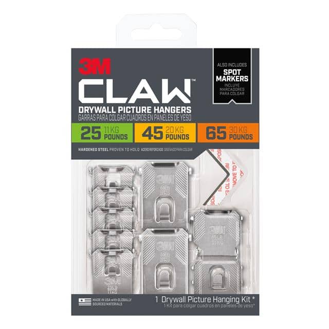 3PHKITM-8ES 3M CLAW DRYWALL PICTURE HANGERS