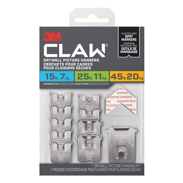 3PHKITM-10EF 3M CLAW DRYWALL PICTURE HANGER V