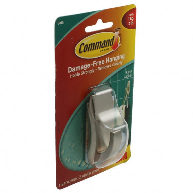 MR02-SN-B REFLECT METAL NICKEL MED HOOK