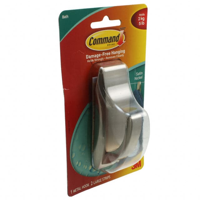 MR03-SN-B REFLECT METAL NICKEL LARGE HOOK
