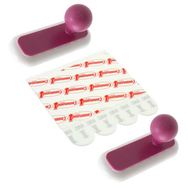 17084-P MEDIUM PINK BALL HOOKS