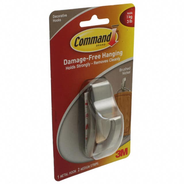 MR02-BN-ES REFLECT BRUSH NICKEL MEDIUM HOOK