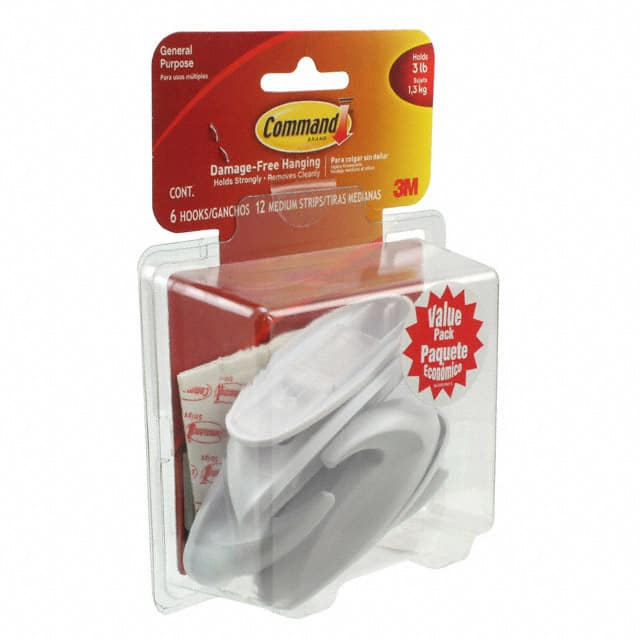 17081-VP-6PK MED DESIGNER HOOKS VALUE PACK