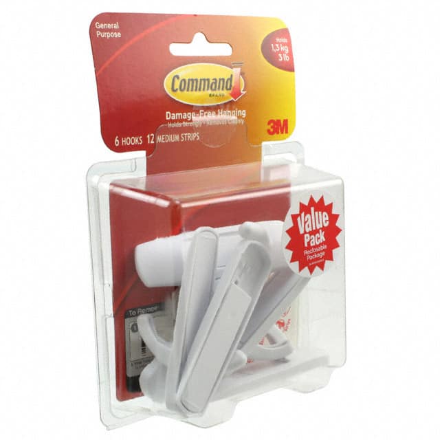 17001-VP-6PK MEDIUM UTILITY HOOKS VALUE PACK