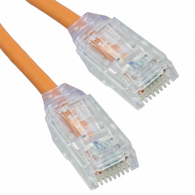 UTP28SP25OR COPPER PATCH CORD, CATEGORY 6 PE