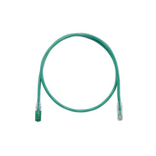 STPK6X1MGR KEYED COPPER PATCH CORD, CAT 6A,