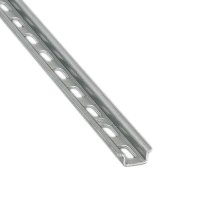1401608 DIN RAIL 15X5MM SLOTTED STEEL 2M