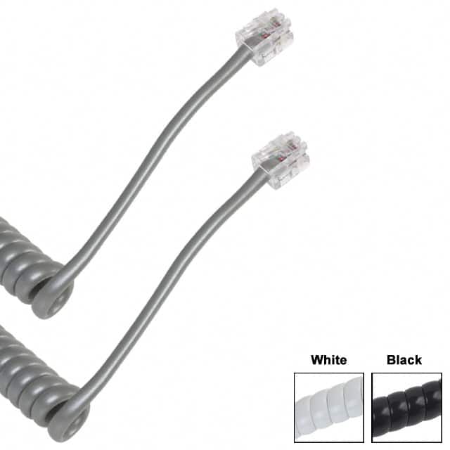H1641R-07C CABLE MOD 6P4C PLUG TO PLUG 7'