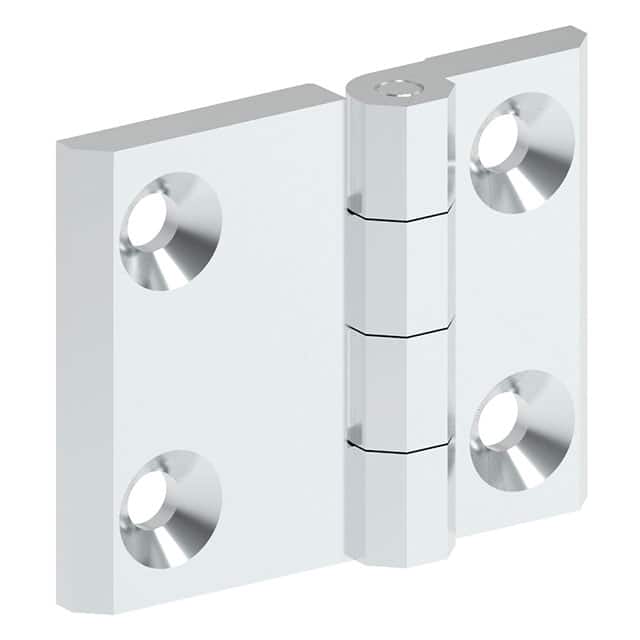 099117 LEAF HINGE 50X63 ZAMAK CHROME FI