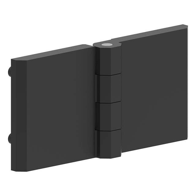 399123 LEAF HINGE 60X120 ZAMAK BLACK PO