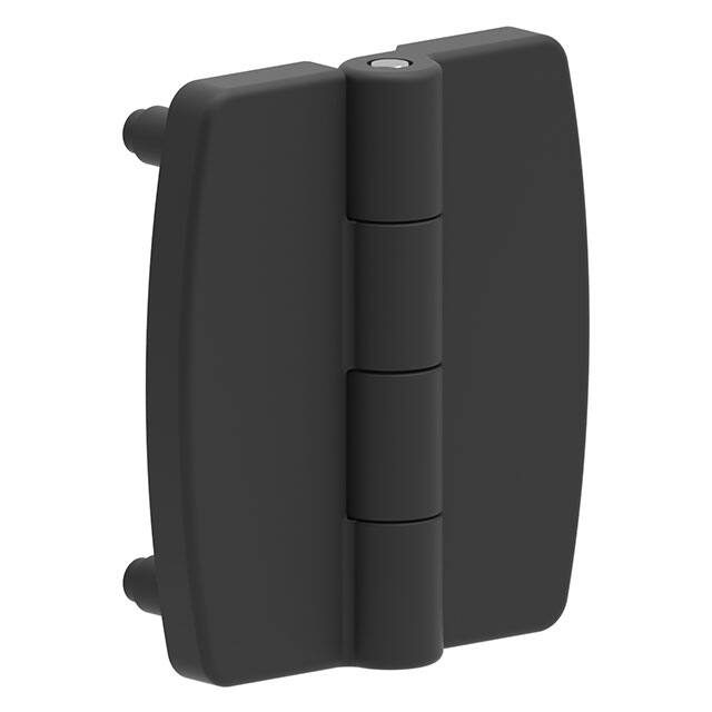 1399121 STYLED LEAF HINGE 80X70 ZAMAK BL