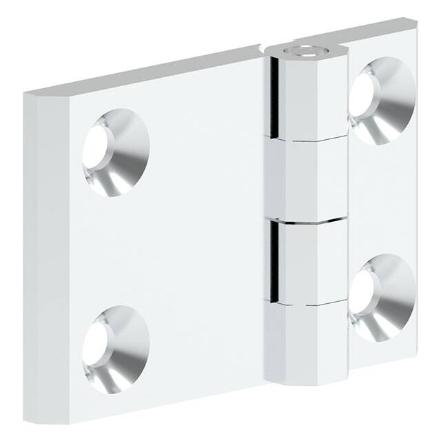 399115 LEAF HINGE 60X90 ZAMAK CHROME FI