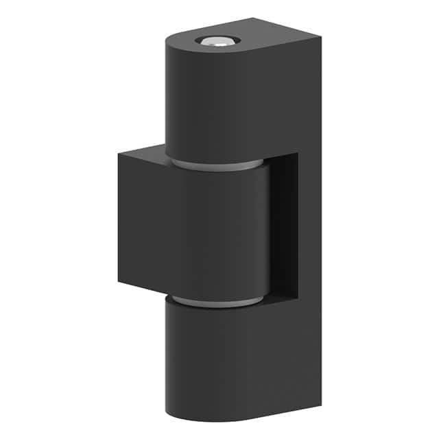 69312 SIDE MOUNTED HINGE ZAMAK BLACK P