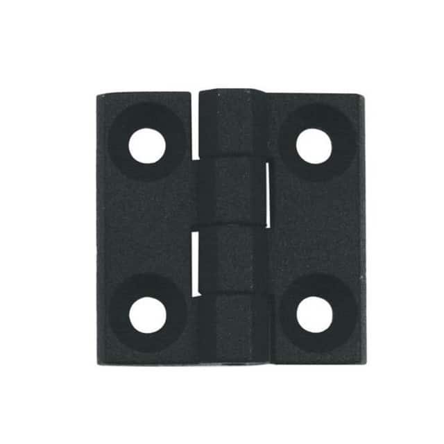 0991210 LEAF HINGE 50X76 ZAMAK BLACK POW