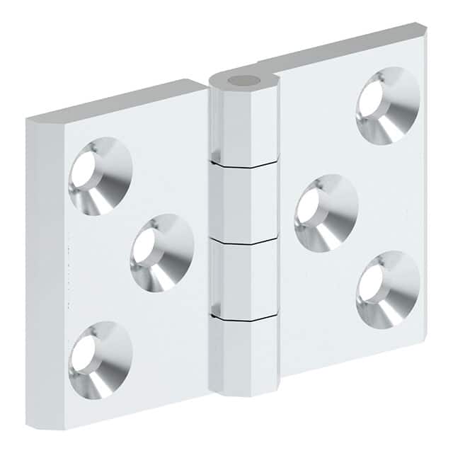 099116 LEAF HINGE 50X76 ZAMAK CHROME FI