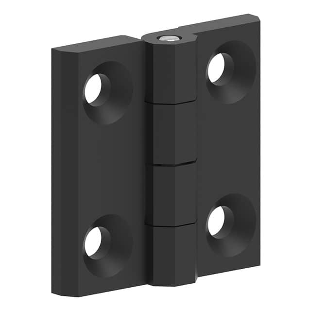 299123 LEAF HINGE 40X40 ZAMAK BLACK POW