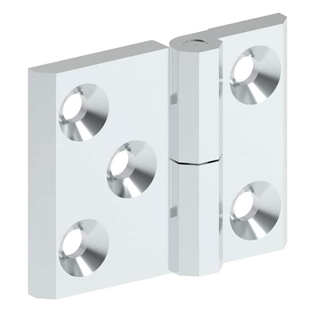 099115 LEAF HINGE 50X63 ZAMAK CHROME FI