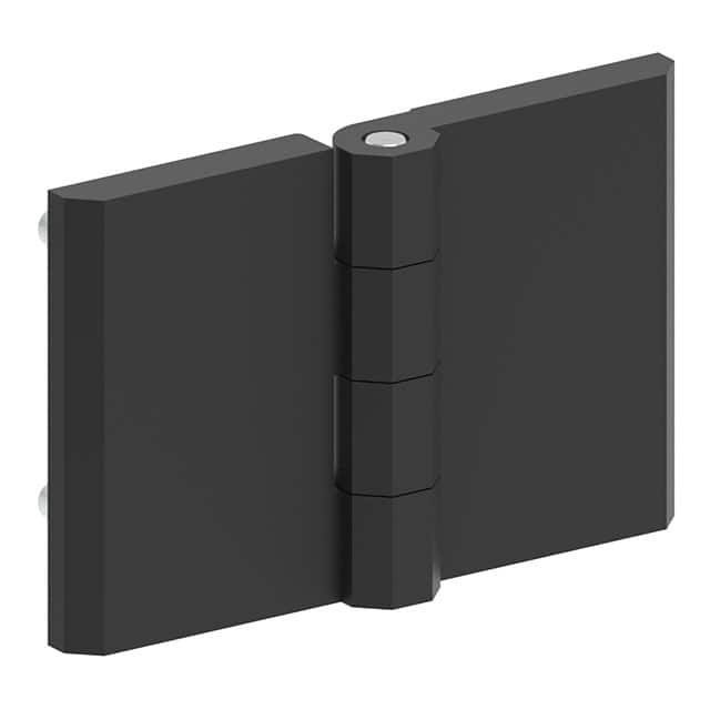 099129 LEAF HINGE 50X76 ZAMAK BLACK POW