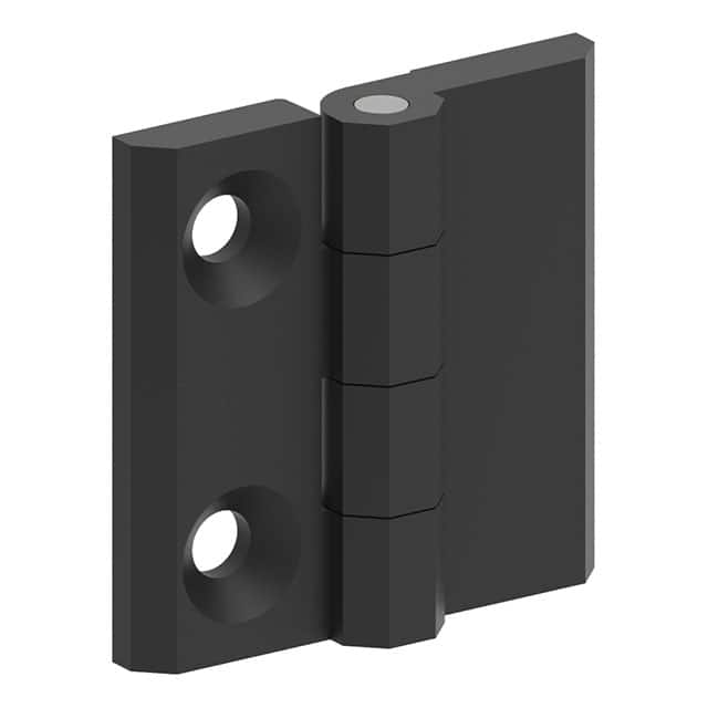 099122 LEAF HINGE 50X50 ZAMAK BLACK POW