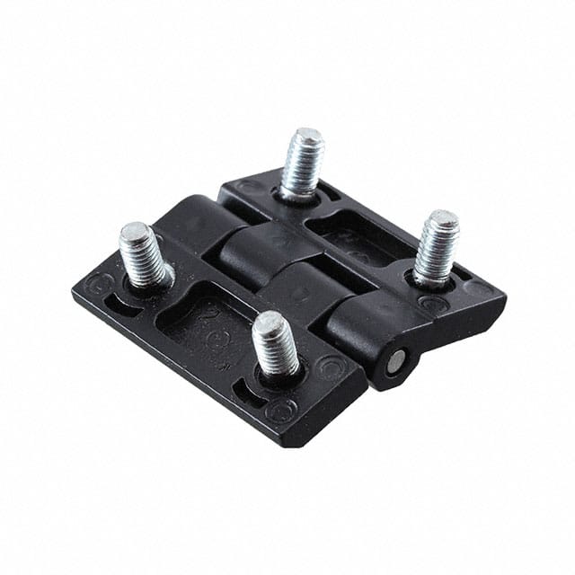 299121 LEAF HINGE 40X40 ZAMAK BLACK POW