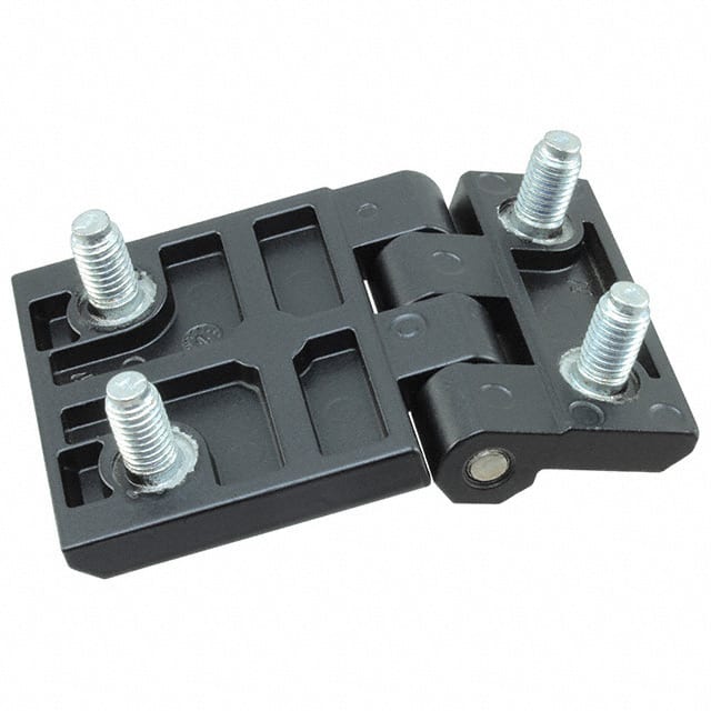399122 LEAF HINGE 60X90 ZAMAK BLACK POW