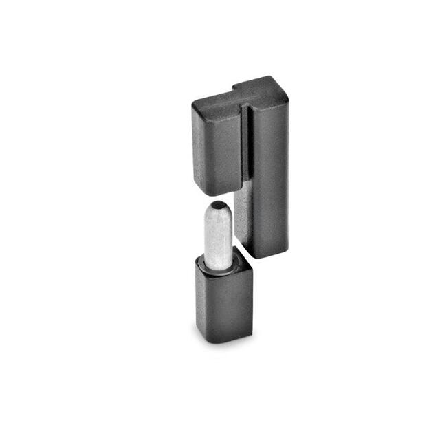 161.2-32-63-L-SW ZINC DIE-CAST HINGE, BLACK