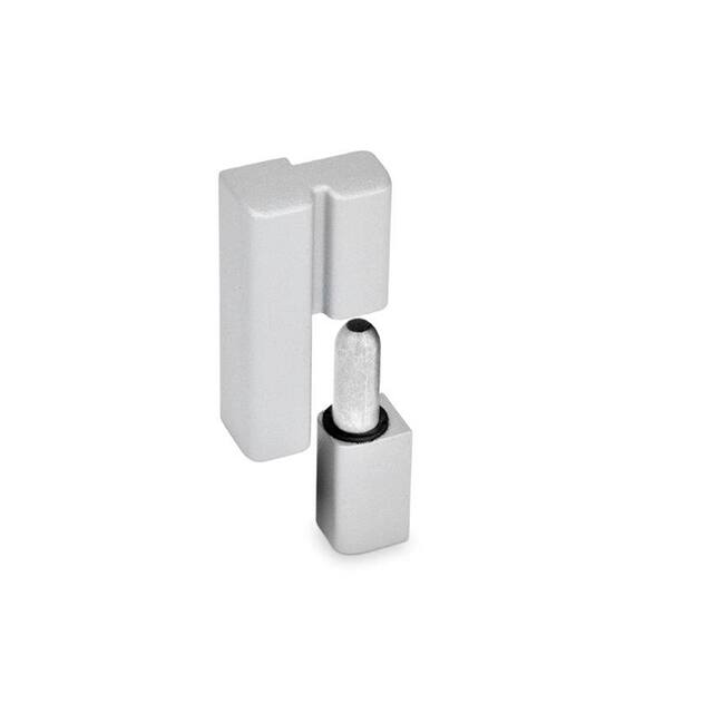 161.2-32-63-R-SR ZINC DIE-CAST HINGE, SILVER