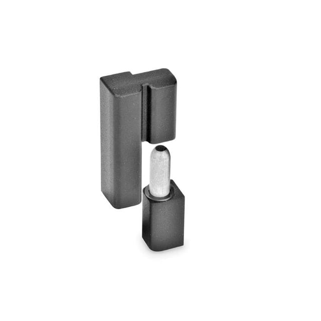 161.2-32-63-R-SW ZINC DIE-CAST HINGE, BLACK