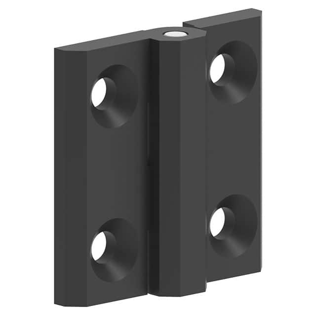 199203 LEAF HINGE 50X50 POLYMER BLACK F