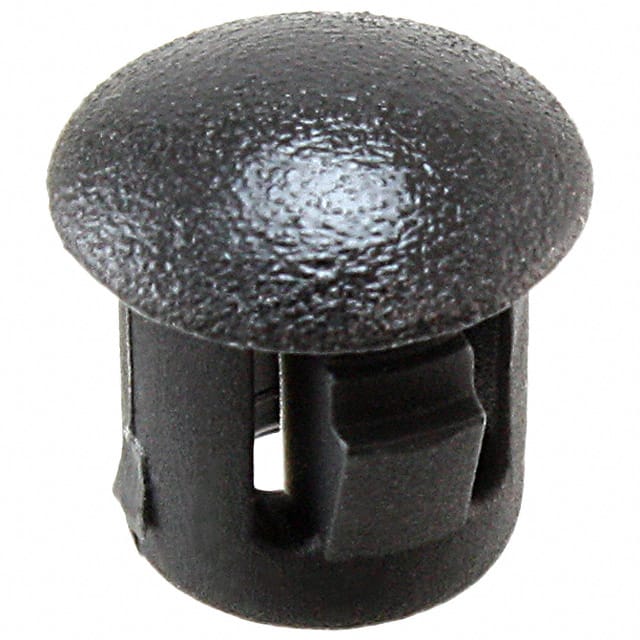 8600 HOLE PLUG 0.250" NYLON BLACK