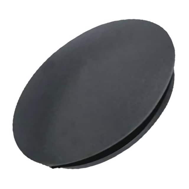 10860B HOLE PLUG 0.185" PVC BLACK
