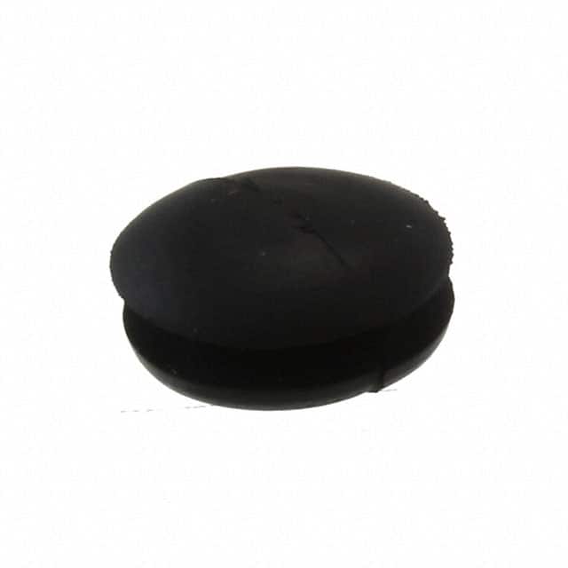 15150B HOLE PLUG 0.185" THRMPLTC BLACK